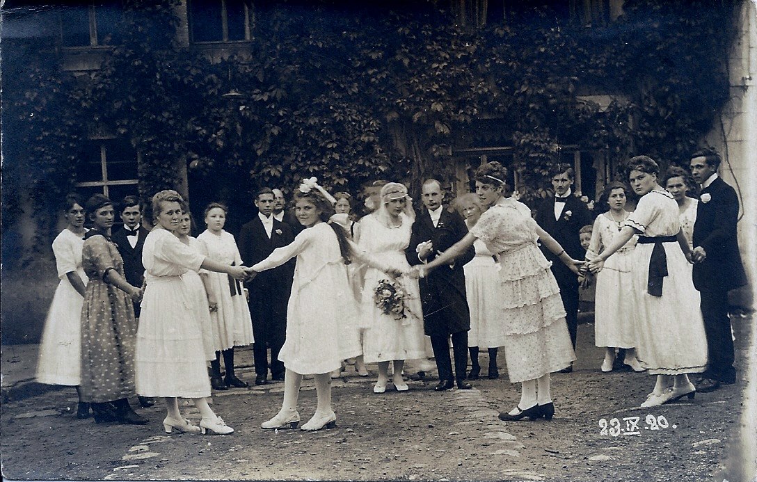 Hochzeit 23.09.1920 Eugen Kuther und Carola Dunkel