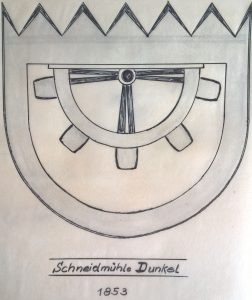 Wappen Schneidmühle 1853